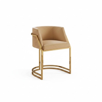 Küche Esszimmer Modern 4x Sessel Stuhl Edelstahl Stoff Polster Stühle