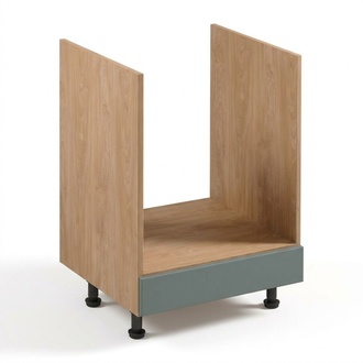 Küchenschrank Schrankmodul Basis-Unterschrank Unterbau für Herd Holz