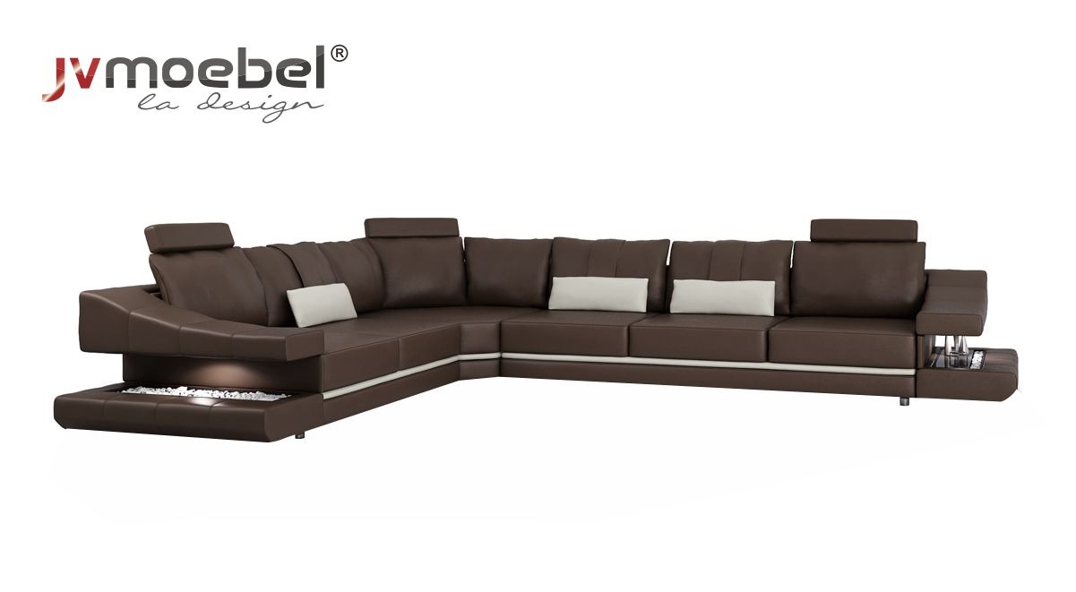 Ecksofa Sofa Couch Polster EckSoga Wohnlandschaft Textil Eck L Form Wohnzimmer