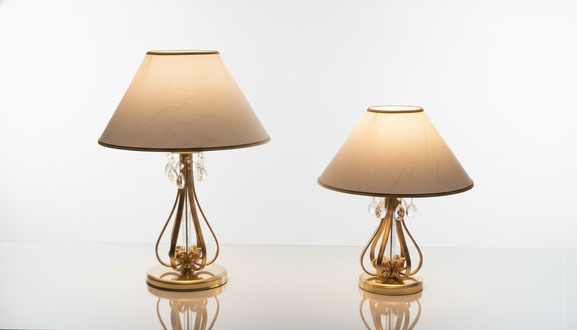 Lampe Leuchte Kristall Schreibtisch Tischlampe Elite Bohemia Steh Nachttisch