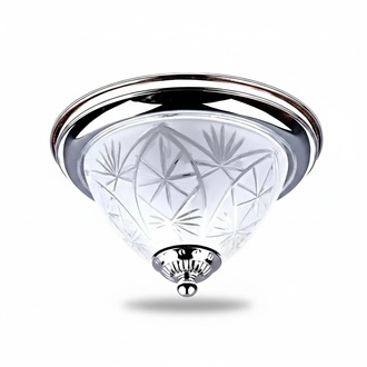 Lampen Lüster Deckenleuchter Kronleuchter Deckenlampe Silber Glas Neu