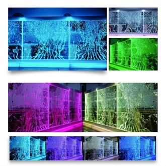 Led Wasser Wand Bar Regal Säule Wassersäulen Theke Regale Trennwand Beleuchtet