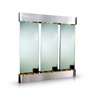 Led Wasserwand Design Wasser Säulen Wasserfall Bild Rahmen 56*117 Water Wall Neu