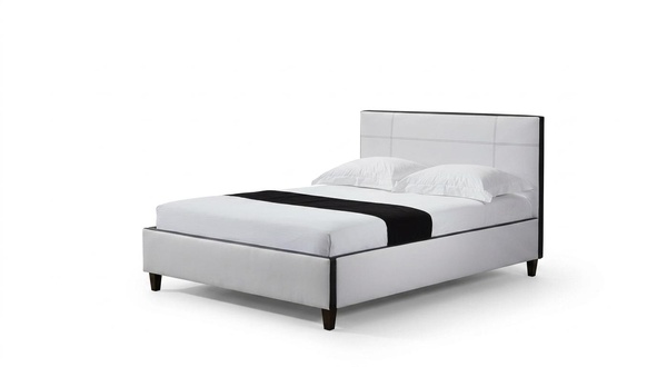 Leder Betten Design Bett Doppel Ehe Modernes Hotel Gestell Schlaf Zimmer Luxus