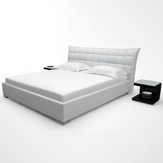 Leder Design Bett Doppel Betten Luxus Ehe Modernes Hotel Gestell Schlaf
