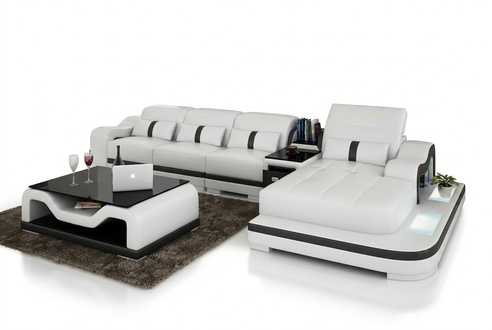 Leder Ecksofa Sofa Couch Polster Eckgarnitur Sitz Ecke Garnitur Sofas Couchen