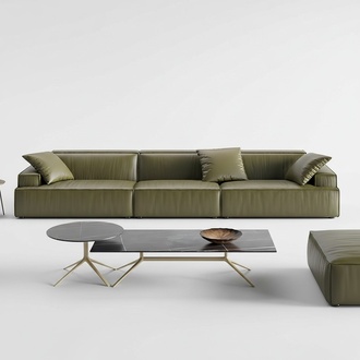 Ledersofa 6 Sitzer xxl Couch Big Sofa Lümmel Couchen Sofas Couchen Garnituren
