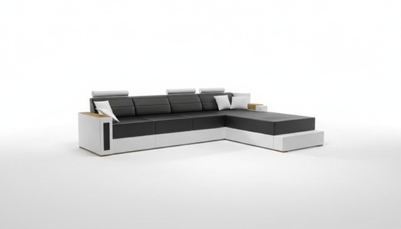 LEDERSOFA ECKSOFA ECKCOUCH WOHNLANDSCHAFT DESIGNER SOFA COUCH GARNITUR NEU