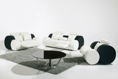 LEDERSOFA LEDER COUCH 3+2+1 SITZER POLSTERGARNITUR DESIGNER SOFA NEU GARNITUR !!