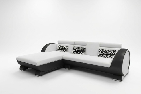 LEDERSOFA SOFA ECKCOUCH POLSTER ECKSOFA SOFAGARNITUR DESIGNER COUCH BARFUNKTION