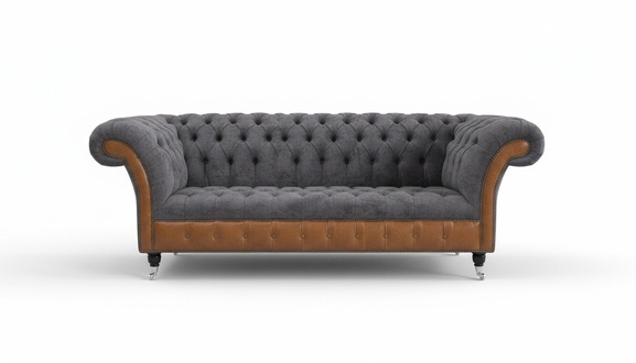 Ledersofa Sofa Textil Couch Polster Sofas Couchen Chesterfield Stoff Möbel