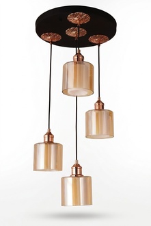 Leuchte Kronleuchter Deckenleuchter Deckenlampe Lüster Modern Gold