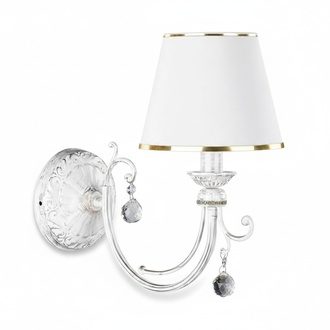 Weiß Wandleuchte Design Wandlampe 19x40 cm elegant modern Sofort