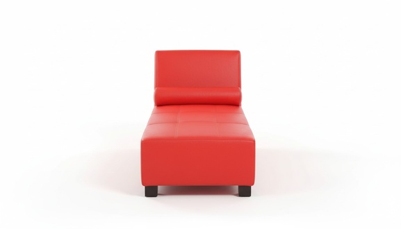 Lounge Liege Ottomane Polster Sofa Büro Relax Leder Chaiselongues Neu 1669