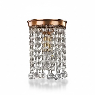 Lüster Deckenleuchter Kronleuchter Gold Deckenlampe Kristall Lampe