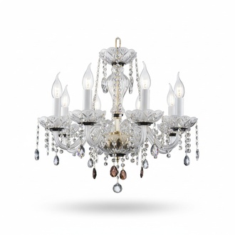 Luster Kronleuchter Kristall Leuchte Bohemia Lampe Deckenleuchte