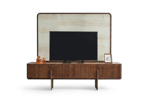 Luxuriös Wohnzimmer Set Besteht ausTV Lowboard und TV Rahmen 2tlg. neu