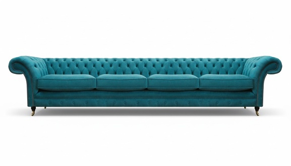 Luxuriöse Modern Design Sofa Viersitzer Couch Polstermöbel Textilsofa