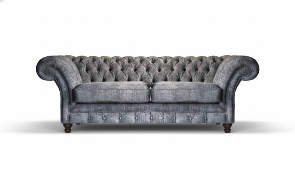 Luxuriöser Chesterfield Zweisitzer Designer Sofas Wohnzimmer Edle Couch