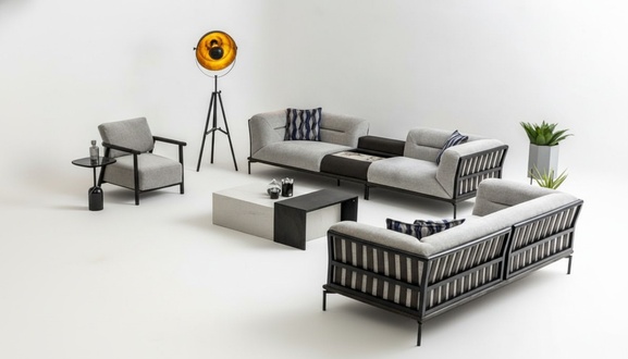 Robuste Arbeitszimmer Möbel Luxuriöser Ecktisch Designer Ablageschrank