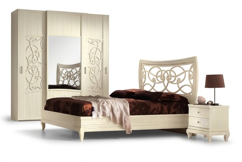 Luxus Bett Nachttisch Betten Doppel Bettgestell Garitur Set 3tlg. Schlafzimmer