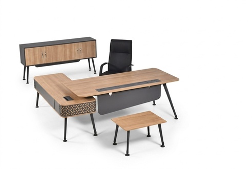 Luxus Büromöbelausstattung Komplettes Set Arbeitszimmer Designer Möbel