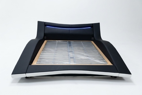 Luxus Design Leder Doppel Hotel Bett Gepolstertes Ehe Moderne Betten