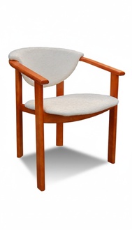 Luxus Design Polster Stuhl Stühle Sitz Lehn Büro Esszimmer Massiv Holz K27 Neu