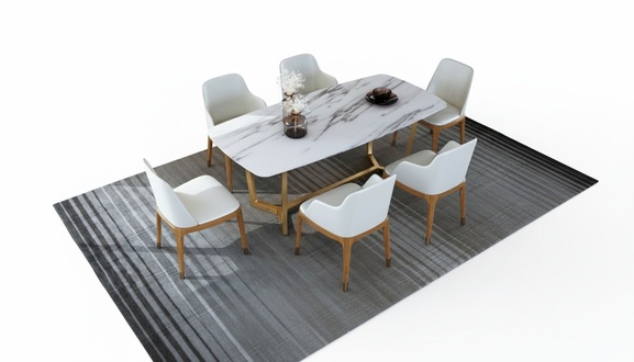 Luxus Designer Edelstahl Metall Ess Tisch Tische Wohn Zimmer 160x90cm Marmor Imi