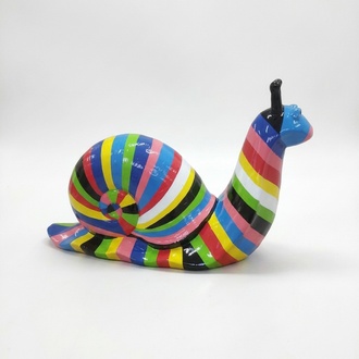 Luxus Designer Figur Bunte Statue 40cm Figuren Statuen Skulptur Neu Schnecke 1