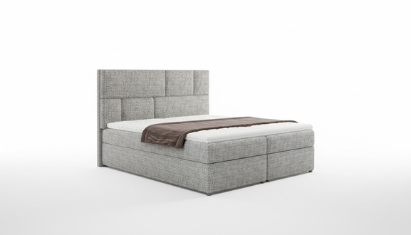 Luxus Designer Polsterbett Bett Betten Designerbett Boxspring Textil 180x200