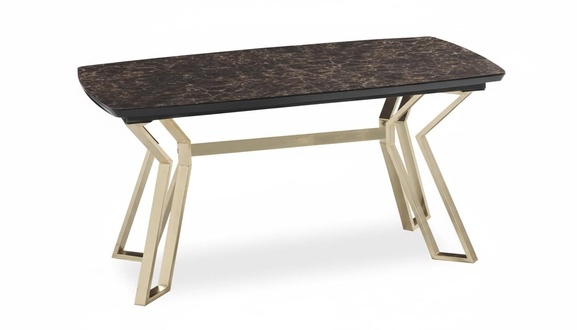 Luxus Esstisch Esszimmer Tisch Metall Gold Tische Esstische Möbel