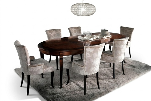 Luxus Esstisch Italienische Design Möbel Einrichtung Tische Massivholz Tisch Neu