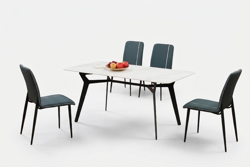 Luxus Esstisch Moderner Tisch Italienische Möbel Esszimmer Tische Marmor Optik.