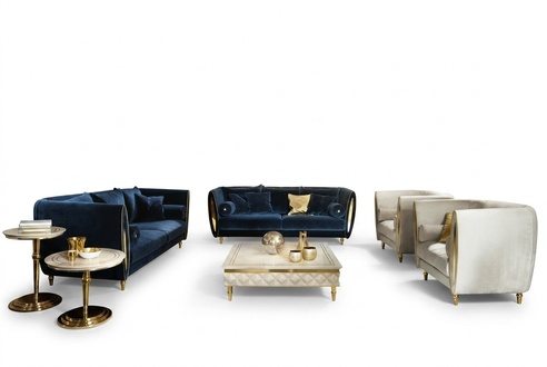 Luxus Klasse 3+2 Italienische Möbel Sofagarnitur Couch Sofa Neu arredoclassic™