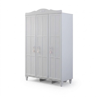 Luxus Kleiderschrank Kinderschrank Holzschrank Schrank Holz Weiß