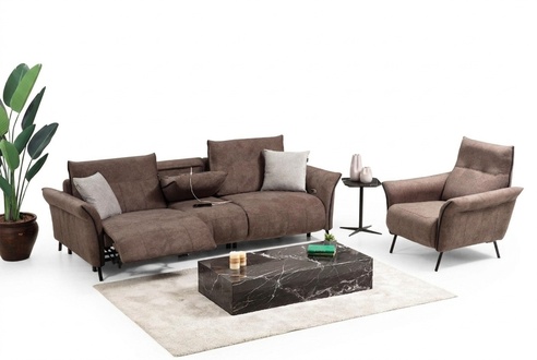 Luxus Komplett Set Viersitzer Sofa Couch Designer Sessel Modern Möbel