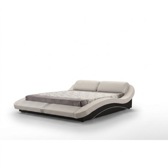 Luxus Leder Design Polster Betten Doppel Modernes Bett Ehe Exclusiv 180x200 cm