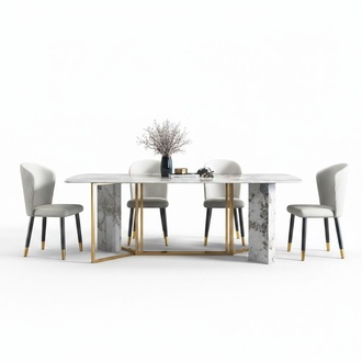 Luxus Moderner Marmor Stil Esstisch Möbel Tisch Tische Esszimmer Design Küche
