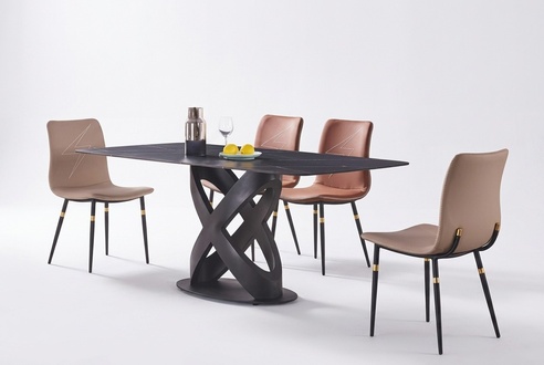 Luxus Moderner Stein Esstisch Möbel Tisch Tische Esszimmer Design Küche Neu