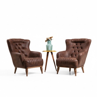 Luxus Möbel Design Sessel Modern Design Sessel Braun Wohnzimmer Neu