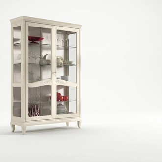 Luxus Schaufenster Vitrine Vitrinen Glas Schrank Holz Regal Modern Schränke