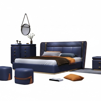 Luxus Schlafzimmer Bett Polster Design Luxus Doppel Betten Hotel Möbel