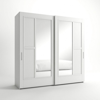 Luxus Schränke Kleider Kleiderschrank Schrank Schwebetüren Design Holz Modern