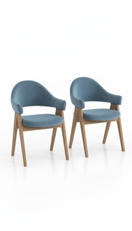 Luxus Sessel Set 10x Stuhl Gruppe Sitz Polster Lehn Stühle Garnitur Holz Massiv