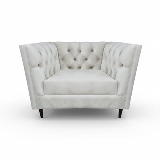 Luxus Sessel Wohnzimmer Polstermöbel Leder Sitz Möbel Chesterfield Neu
