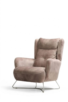 Luxus Sitzmöbel Wohnzimmer Sessel Designer Modern Textil Möbel Polster Stoff