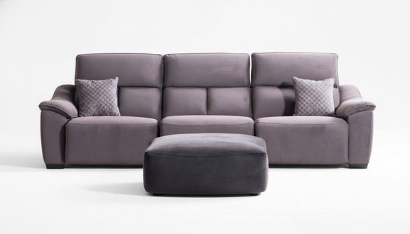 Luxus Sofa 3 Sitzer Sofas Sitz Stoff Design Möbel Stil Textil Neu Wohnzimmer