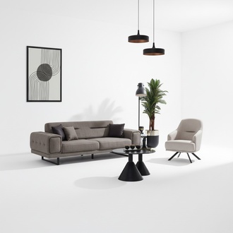 Luxus Sofa Set 2tlg Sessel Luxus Sofa Couch Dreisitzer Wohnzimmer Einrichtung