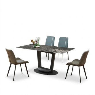 Luxus Tisch Esstisch Tische Design Edelstahl Möbel Esszimmer 180x90 Esstische.